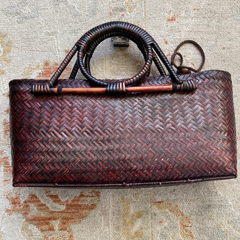 Handmade Thai woven pocketbook